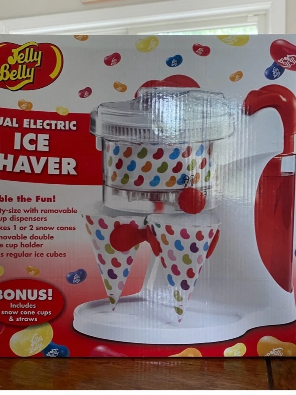 Jelly Belly Electric Ice Shaver Snow cone maker